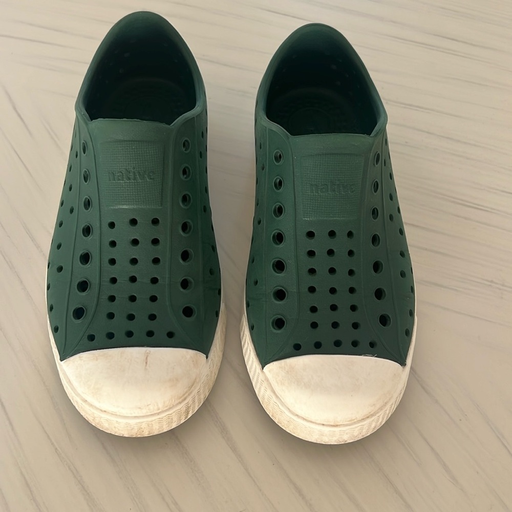 Dark Green Native Shoes - Size 12